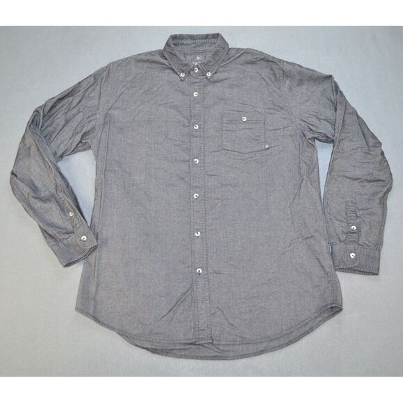 Free Fly Shirt Men's Size XL Performance Bamboo Button Down Long Sleeve Charcoal - Picture 1 of 10